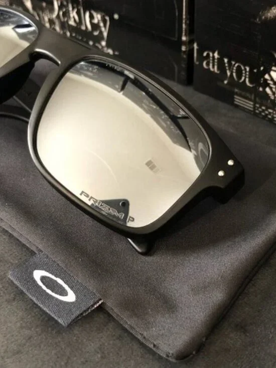 OO9102 Oakley Holbrook Chrome Iridium Prizm Polarized Sunglasses - Picture 5 of 8